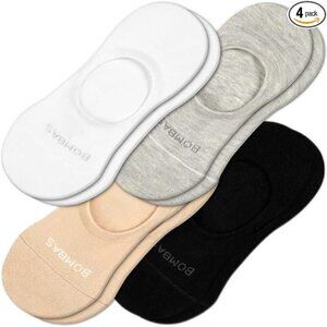 bombas women's lightweight no show socks 4 pack